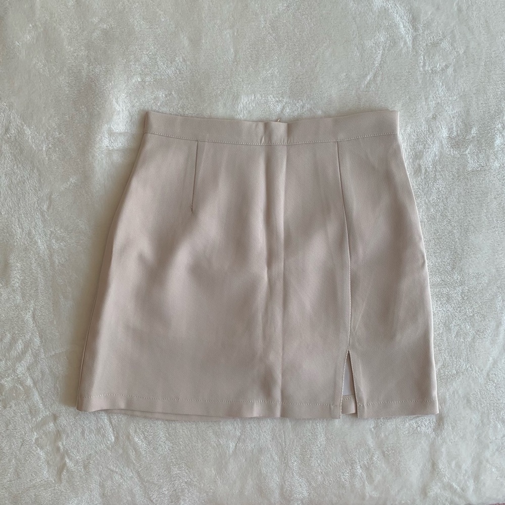 Pleated Mini Skirt